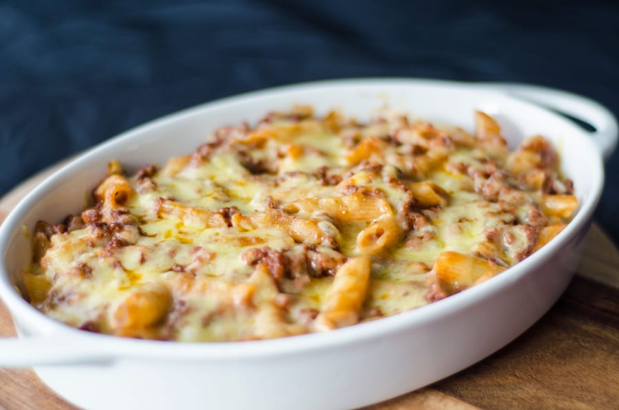 Cheese pasta ( baked)