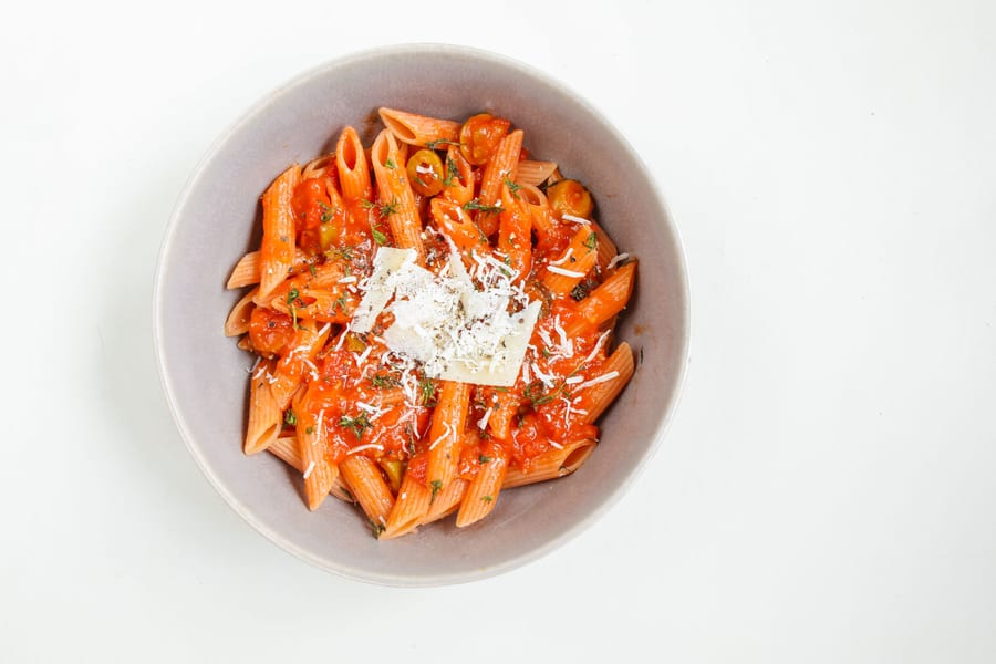 Arabiata pasta ( red sauce )