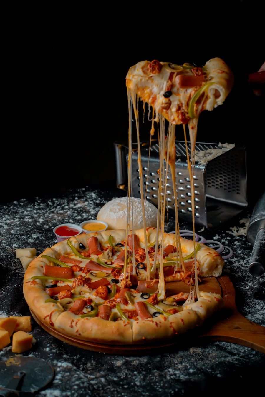 Cheese Burst Cheese Pizza
