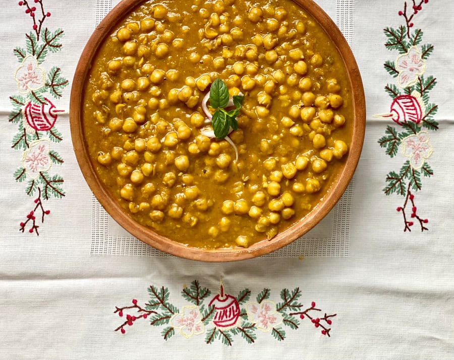 Garlic Chana Roast