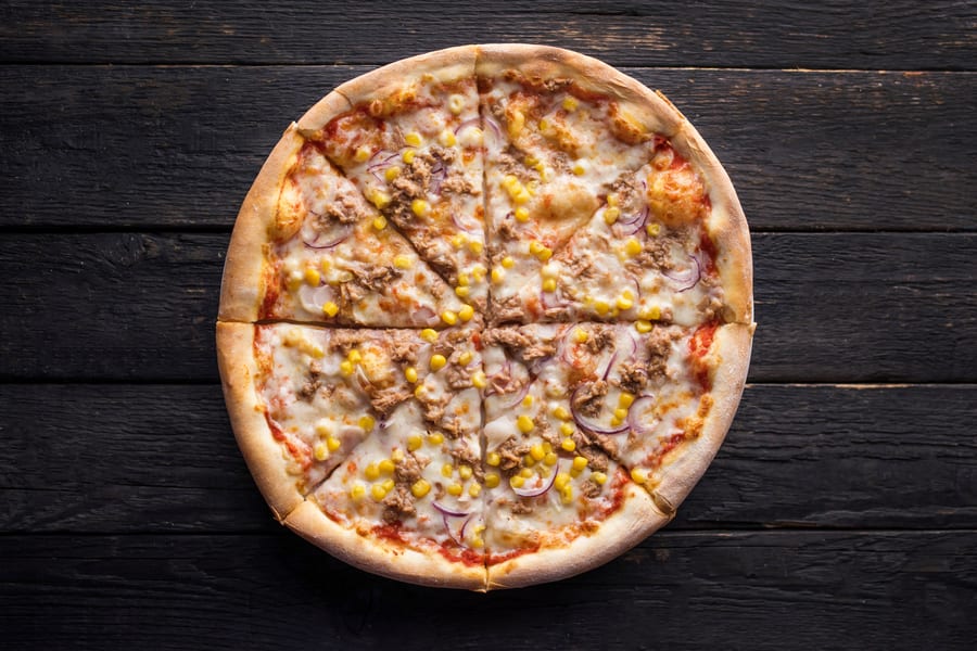 Sweet Corn Onion Pizza