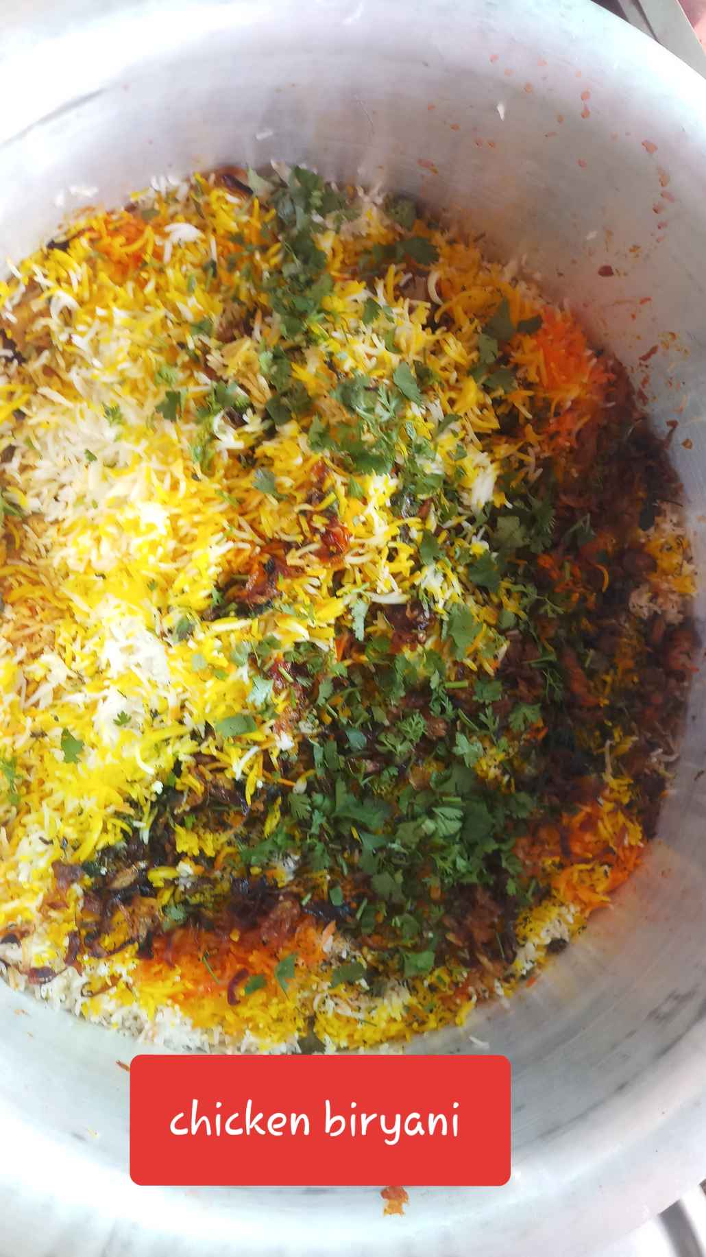 Chicken biryani 