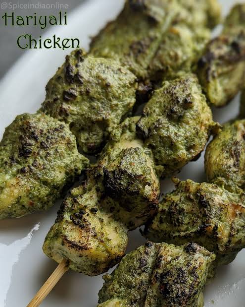 Hariyali chicken tikka