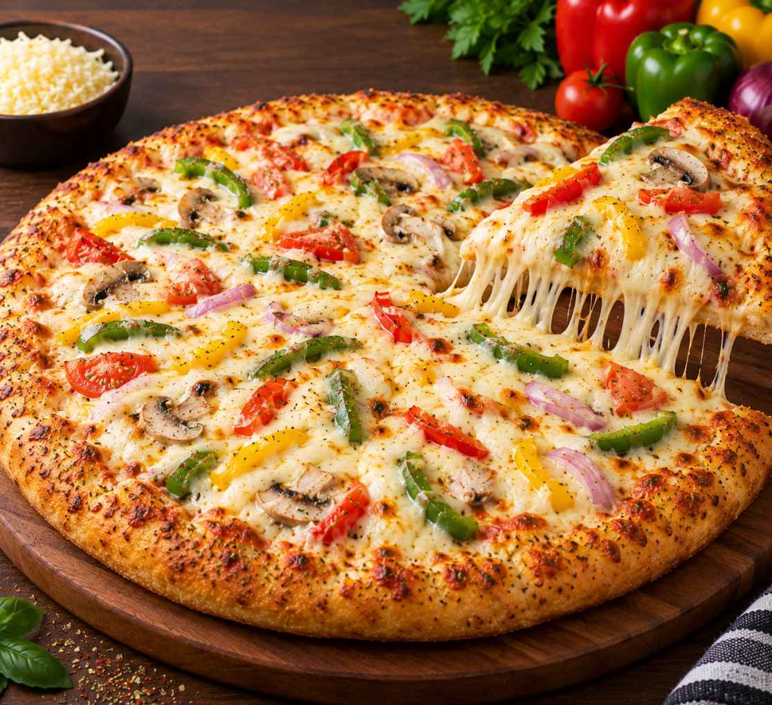Pizza (Medium Extra Cheese) (पिज़्ज़ा (मीडियम एक्स्ट्रा चीज))