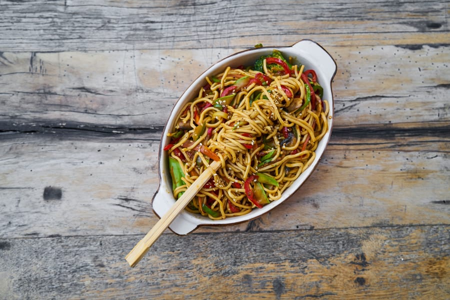Veg. Chilli Garlic Noodles