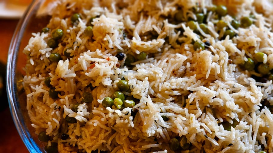 मटर पुलाव (Half) - Matar Pulao (Half)