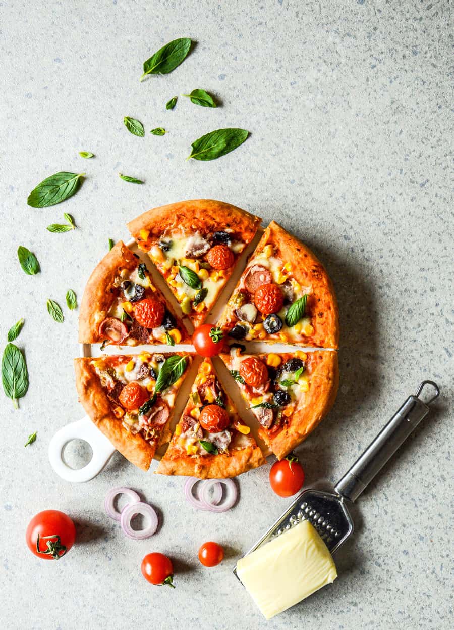 Tomato Onion Pizza