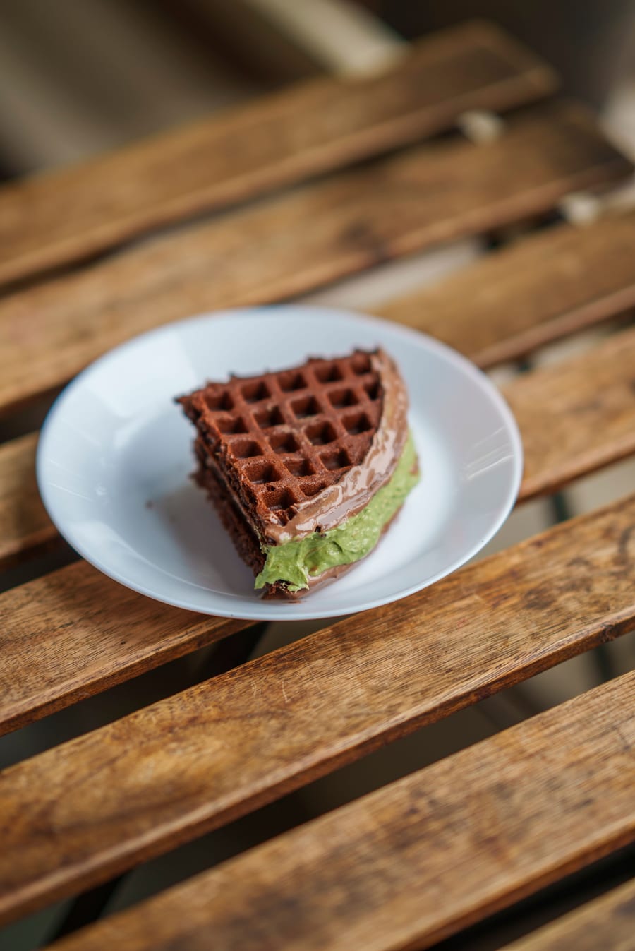 Pistachio Waffle (Sandwich)