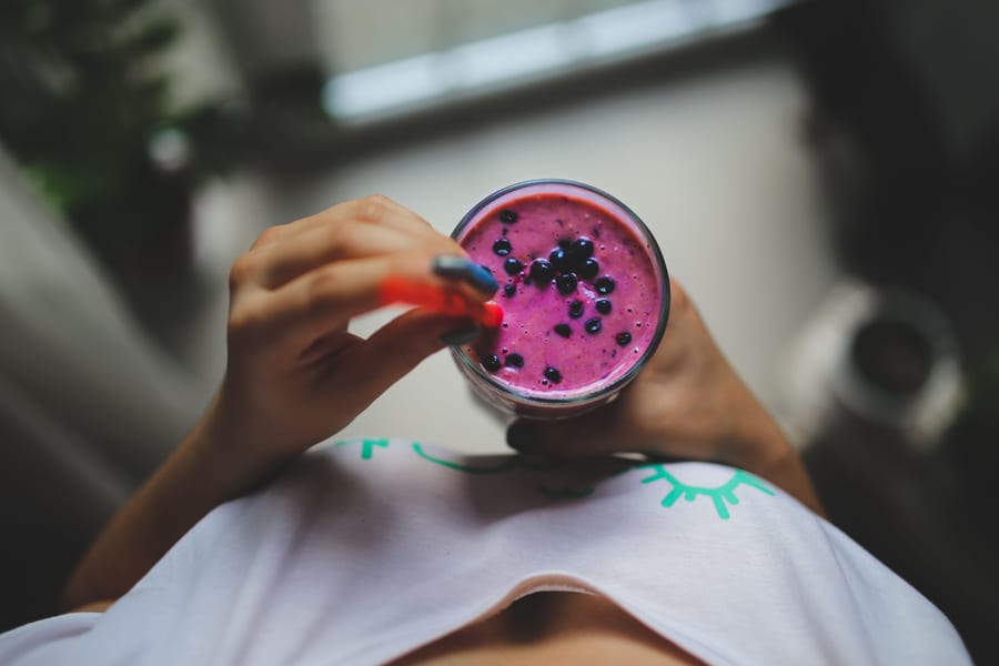 Blueberry Shake (ब्लु बेरी शेक)