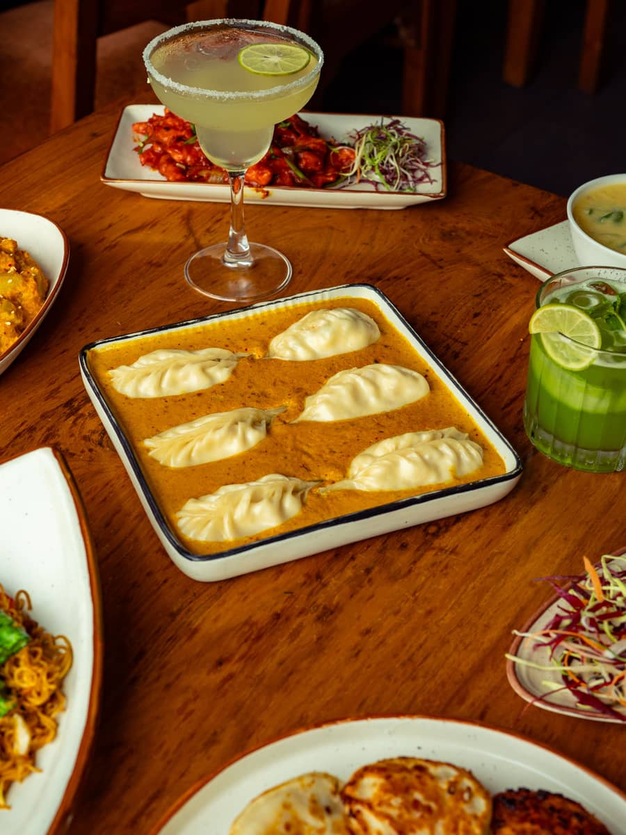 Cheese tandoori momo gravy