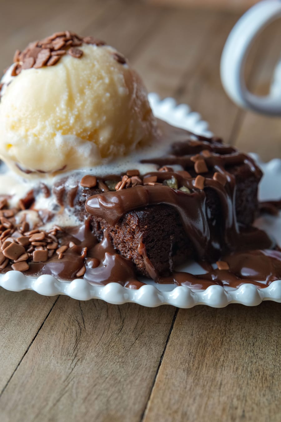 Brownie with Ice Cream
