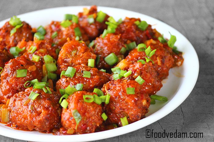 Veg Manchurian Dry