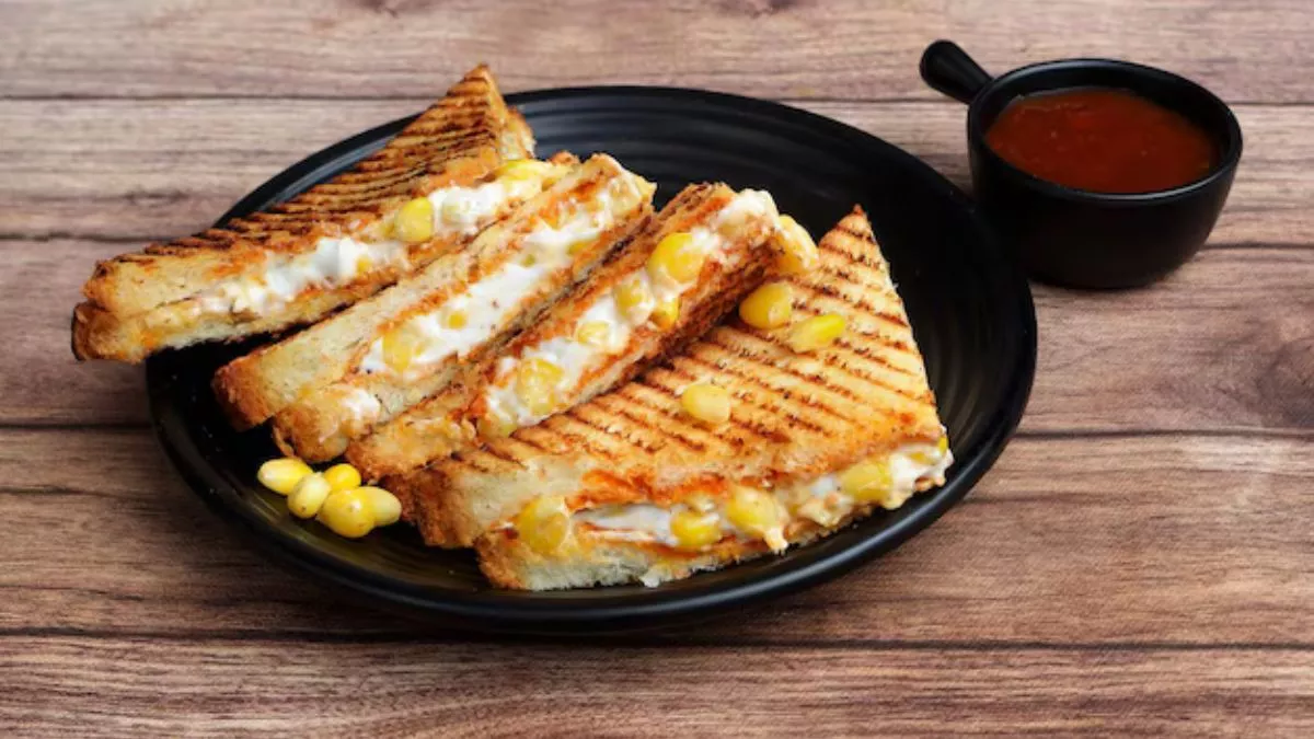 Tandoori Corn sandwich
