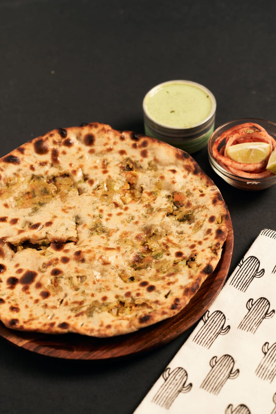Paneer Aloo Paratha