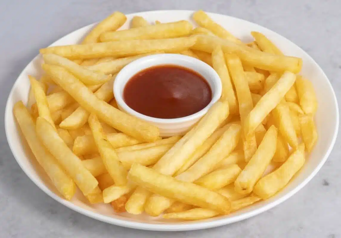 Salted french fries