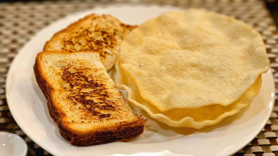 Papad roasted
