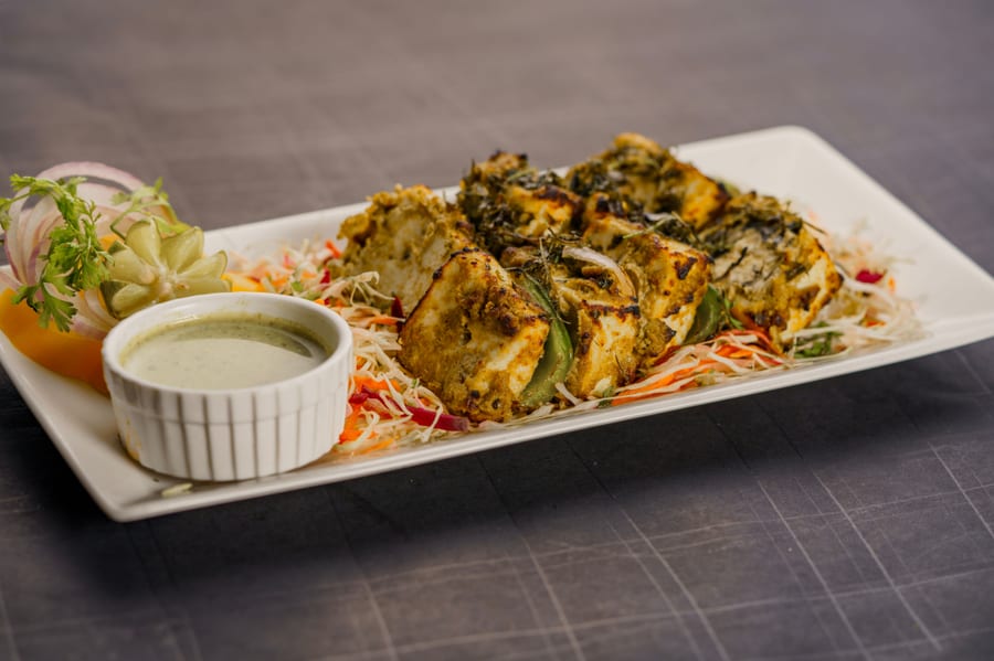 Paneer Pudina Tikka Dry