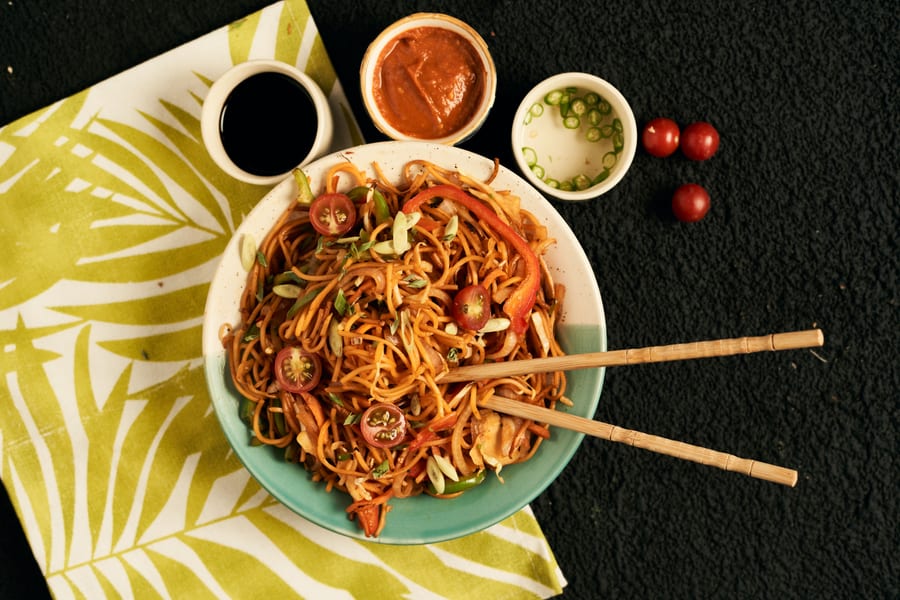 Hakka Noodles Half