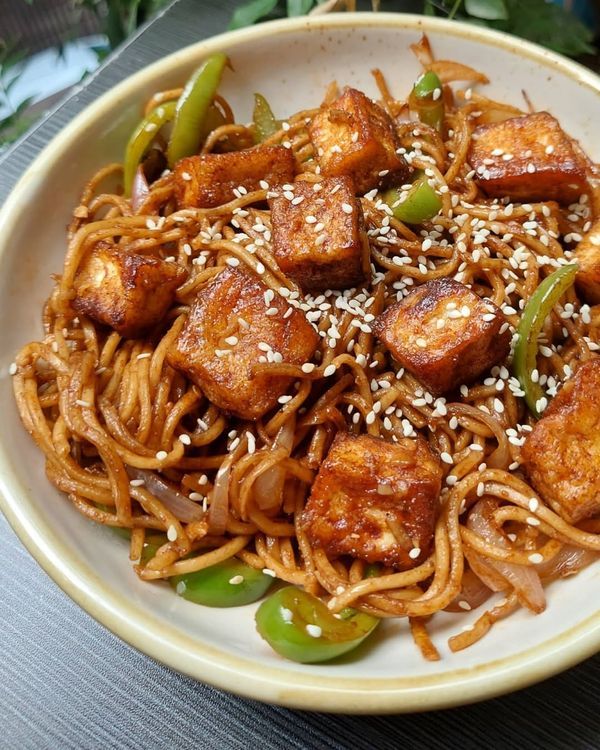 Paneer Chilli Noodles