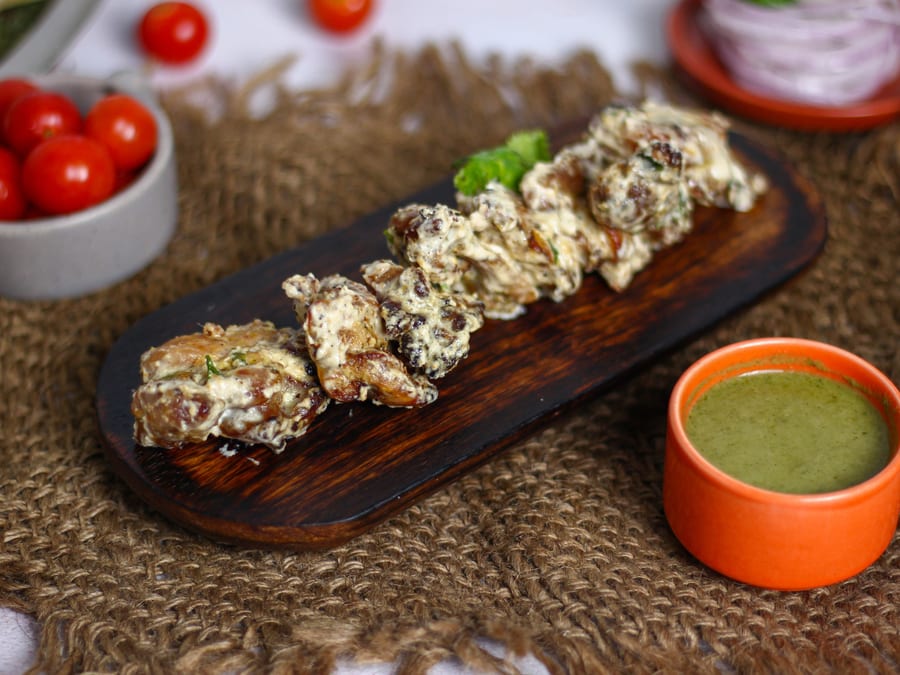 Paneer Malai Tikka (पनीर मलाई टिक्का)