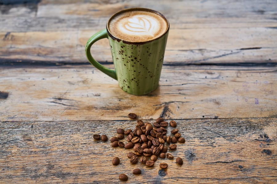 Vanilla hot coffee