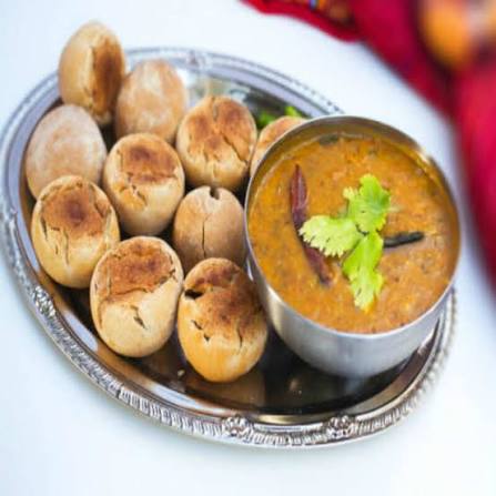 दाल बाटी  (हाफ)